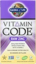 GARDEN OF Life Vitamin Code Zink Vegan Kapsler, 60 CT