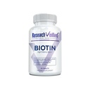 Forskning Verified Biotin - Pure Biotin Extra Strength 10,000mcg for forbedret hår, hud og negle sundhed - 60 Veganske tabletter, Lavet i USA