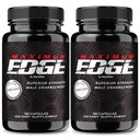 (2 Pack) Maksimum Edge mandlige piller - Maksimum Edge kapsler til mænd, Komplet Daglig Formel for Samlet Wellness og Peak Performance, MaximumEdge Avanceret Kosttilskud, Anmeldelser (120 Kapsler)