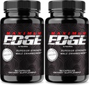 (2 Pack) Maksimum Edge mandlige piller - Maksimum Edge kapsler til mænd, Komplet Daglig Formel for Samlet Wellness og Peak Performance, MaximumEdge Avanceret Kosttilskud, Anmeldelser (120 Kapsler)