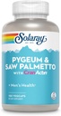 Solaray Pygeum og Saw Palmetto med Cranactin Supplement, 180 Greve