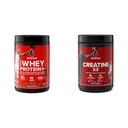 Six Star Elite Series 100% Whey Protein Plus Triple Chocolate 1.8lbs US & Creatin Powder Creatin X3 Yep 124; Creatin HCl + Creatin Monohydrat Powder