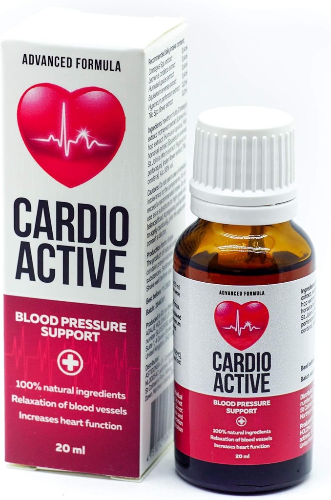 Cardio Aktive er naturlige dråber til cardiovaskulær støtte