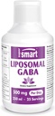 Supersmart - Liposomal GABA 500mg per dag (Højt biotilgængeligt) - med flydende L- Theanin & Flydende Gamma Aminosmørsyre (GABA) - Natural Lemon Flavour Name 124; Non- GMO & Gluten Free - 250 ml