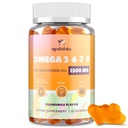 Omega 3 6 7 9 Gummier for kvinder - Omega 3 Supplement med Sea Buckthorn Oil, Flaxseed Oil, Vitaminer E, A & Probiotika - Hud, Øje & Tørhed, Kamille Flavor - 60 Gummies