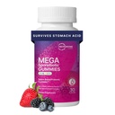 Mikrobiome Labs MegaSporeBiotic Kids Probiotika - Sportsbaseret Gummy Probiotika til Børn - Understøtter Gut Health & Immunity med Bacillus Probiotic Blend - Berry Flavored (30 Gummies)