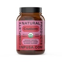 Organic Cranberry Kapsler 500mg • 124; Plant- baseret, Vegan, Non- GMO, Ingen Fillers • 124; Understøtter urinveje & Blogen sundhed • 124; Organic Cranberry Powder Supplement