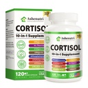 10- in-1 Cortisol Supplement med Magnesium, Ashwagandha, Rhodiola Rosea, L Theanine, Hormonbalance for kvinder 120 Veganske kapsler