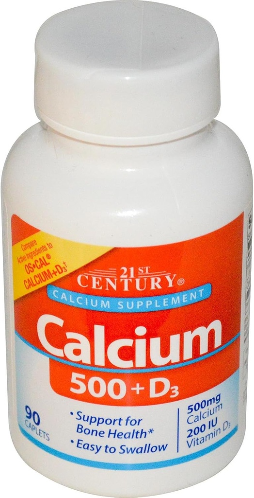 Calcium 500 + D3, 5 mikrogram (200 IE), 90 tabletter