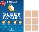Soveplastre for voksne ekstra styrke Sovestøtte Patch Melatonin Restainable Nights Time- Udgivet Formel Skin Jet Lag rejse venligt sidste hele natten Mænd og kvinder bedre morgen 72 Pack