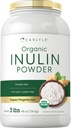 Carlyle Organic Inulin Powder 48oz124; Prebiotic Fiber fra Jerusalem Artichoke