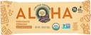 Aloha Organic Chocolate Espresso Protein Bars, 14g Plant- baseret protein, 85mg Koffein, USDA Certificeret Organic, Gluten Free & Non- GMO, 1,98 Oz (Pack of 12)