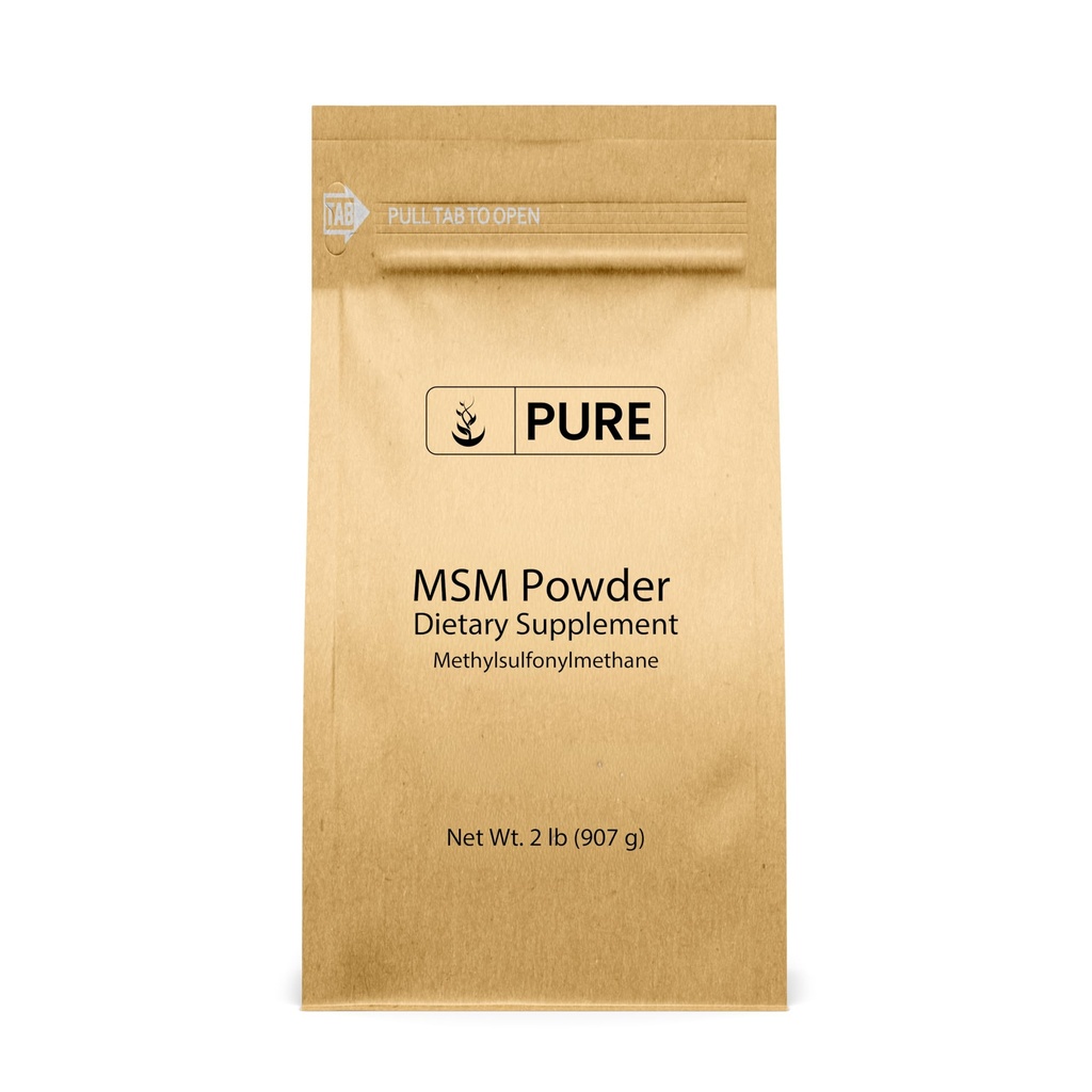 Methylsulfonylmethan MSM Powder (2 lbs), Altid Pure, Natural Svovl Kosttilskud