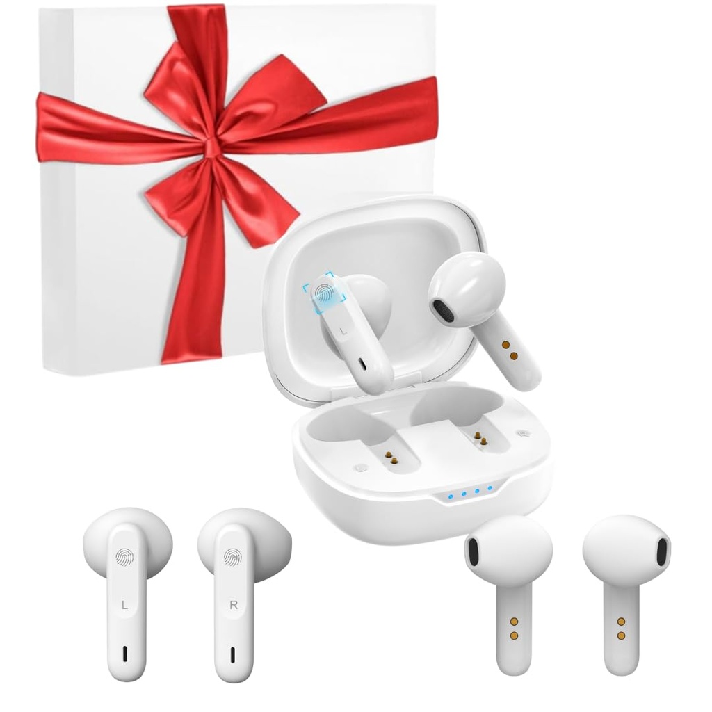 Hørehjælpemidler Forstærkere 124; Høreforstærkere til sanitorer 124; Genopladelige med støj Annullering Høreforstærkere til seniorer & voksne med transportable opladning sag (hvid) ved EZ HEAR