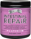 Barlean 's Intestinal Repair Gut Health Powder med 16 fordøjelsestilskud, L- Glutamin, Marshmallow og lakrids Root, Aloe Vera, og Fiber blandet berry flavor, 6.35 oz