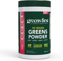 Green First Original Green Powder - 49 Superfoods - Organic Fruits & Veggies - Prebiotika, Probiotika & fordøjelsesenzymer - Antioxidant Smoothie - Dairy Free, Vegan & Non- GMO (Berry, 60 Servere)