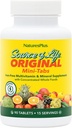 Natures Plus Kilde of Life Mini- Tabs No Iron - 90 Vegetarisk Mini Tablets - Nem at synke naturlige fødevarer Multivitamin & Mineral supplement til sundhed og energi - 15 Servere