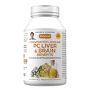 ANDREW LSSMAN PC Lever og hjerne fordele 180 Softgels - Phosphatidyl Cholin, Mest vigtige bygning blok for sunde lever og hjerne struktur, funktion. Ingen tilsætningsstoffer. Let at sluge Softels