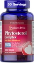 Puritans pride Premium Phytosterol Complex 1000mg med Beta sitosterol, Kosttilskud til hjertesundhed og Kolesterolsænkning Supplement, 100 Rapid Release Softels