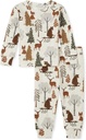 The Children 's Place Family Matching, Jul og Holiday Pajama sæt, Cotton