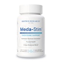 Bioteknologi Forskning Meda Stim Support Endokrine Funktion, Nutritional Support til Thyroid Gland, Sund T3, T4, Thyroxine Niveauer, Metaboliske Sundhed, Indeholder jod, Selen, Magnesium, 100 kapsler