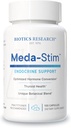 Bioteknologi Forskning Meda Stim Support Endokrine Funktion, Nutritional Support til Thyroid Gland, Sund T3, T4, Thyroxine Niveauer, Metaboliske Sundhed, Indeholder jod, Selen, Magnesium, 100 kapsler