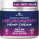 Dr. JOELS Neuropati Cream - Maksimal styrke Nerve Relief Cream til fødder, hænder, ben - 4 OZ Large - Made in USA