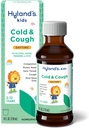Hyland 's Kids Cold and Hough, Daytime Hough Syrup Medicin til børn i alderen 2 og op, Decongestant, Sore Throat Relief, naturlig behandling for almindelige kolde symptomer, 4 Fl Oz
