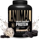 Animal Whey Isolate Protein Powder - Loaded for Pre & Post Workout Muscle Builder og Inddrivelse med fordøjelige enzymer til mænd og kvinder - 25g Protein, Great Smag, Lavsukker - Cookies & Cream 4 lbs