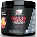 Granit Essential Aminosyrer Pulver til muskel Inddrivelse og vækst med 10g EAA og 7g BCAA - Soy- Free, Gluten- Free, 448g (30 Servere), Fruit Punch Flavor