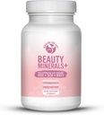 Skønhed mineraler - Biotin forbedret multimineral for hårvækst, neglestyrke, og hudelasticitet - 19 næringsstoffer - Hårhud og negle vitaminer