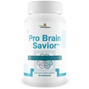 Pro Brain Savior - Nootropic Brain Supplement - Pro Mind Boost Formula for Memory, Focus, & Clarity - Study Pills - Bacopa, Niacin, Caffeine + L-Theanine, GABA - Promote Memory Retention & Learning