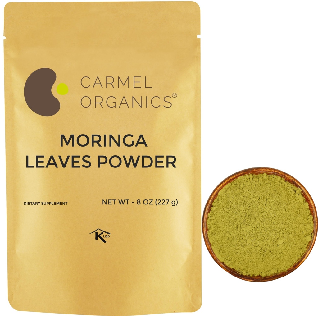 Moringa Leaves Powder (8 Ounce) Dex124; Non GMO Dex124; Super Food for Smoothies and Drinks Dex124; Natural Dex124; No Added Preservating or Additive Dex124; Moringa Oleifera Powder