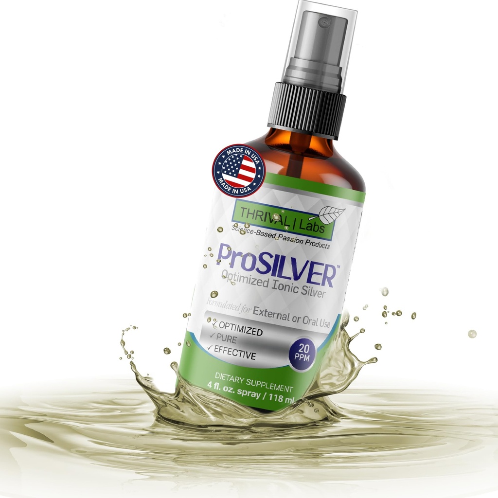 Ionic kolloid sølvspray 20 PPM Inmune Support Bioaktivt supplement Flydende 4oz Organic Plata Coloidal