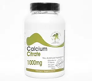 Calcium Citrate 1000mg ~ 100 kapsler - Ingen tilsætningsstoffer ~ Naturetition Kosttilskud