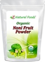Z Naturlige fødevarer Noni Fruit Powder - Organic Raw non-GMO Gluten- Free Superfood - Understøtter sund fordøjelse & energi - Pakket med essentielle næringsstoffer & antioxidanter - Bland med drikkevarer og opskrifter, 1 LB