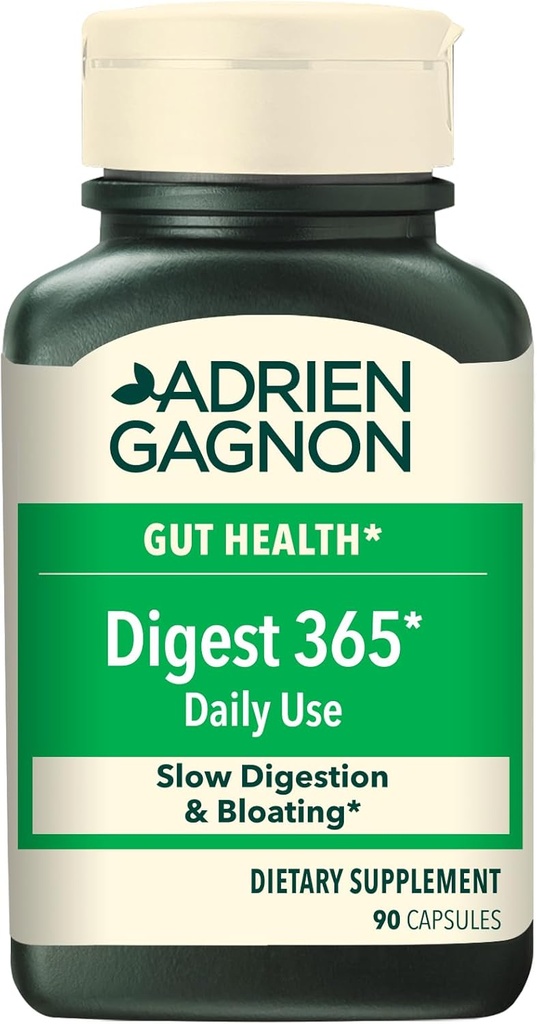 Adrien Gagnon - Største 365 Naturlige fordøjelsesenzymer Complex, for fordøjelse supplement Gas og Bloating Relief, Gendanne Gut Sundhed - 90 Greve