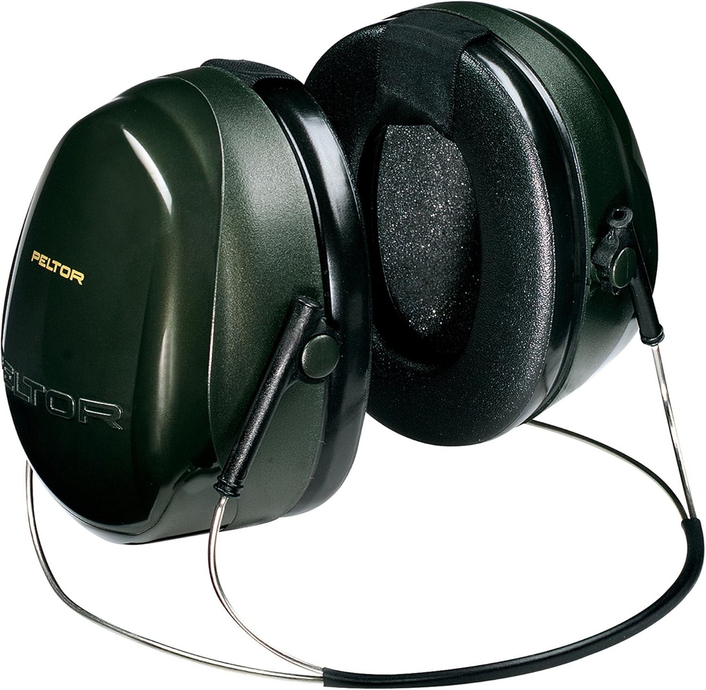 3M - H7B Pelt Optime 101 Behind- the- Head Earmuff, Hearing Protector, Ear Protector, NRR 26 dB Green