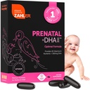 Zahler Prenatal Vitamin med DHA & Folate - DHA kosttilskud & Prenatal Multivitamin til mor og barn - Kosher Prenatal DHA Prenatal Vitaminer med jern, Pre Natal Softgels 60 Greve