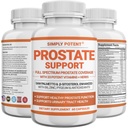 Prostata Kosttilskud til mænd, Saw Palmetto Prostata Health Support w / 33 Vitaminer & urter - Beta sitosterol Plus B6, Selen & Zink til sund vandladning Frekvens & Flow & Korrekt søvn (60 kapsler)