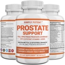 Prostata Kosttilskud til mænd, Saw Palmetto Prostata Health Support w / 33 Vitaminer & urter - Beta sitosterol Plus B6, Selen & Zink til sund vandladning Frekvens & Flow & Korrekt søvn (60 kapsler)