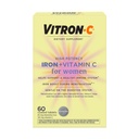 Vitron- C jerntilskud til kvinder med C-vitamin, til produktion af røde blodlegemer og immunforsvar, 60 greve