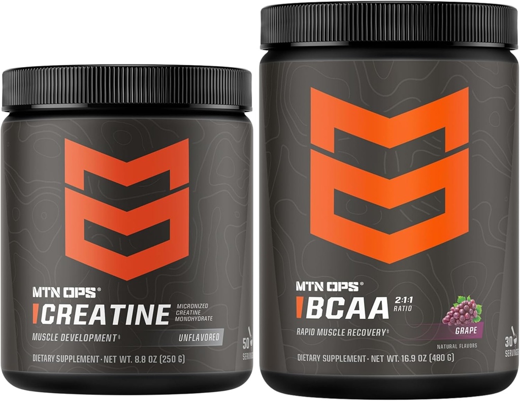 MTN OPS Creatin + BCAA Aminosyrer Grape Bundle