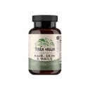 TERRA OPRINCIN Sund hår, hud og negle Supplement: 124; kollagen, biotin, hestehale & B- Complex; 124; understøtter hårstyrke, hudelasticitet & nail vækst: 124; vitaminer til kvinder og mænd; 124; 60 kapsler