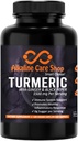 Alkaline Care er 124; gurkemeje Supplement 1500mg med økologisk gurkemeje, Ginger & Black Pepper til bedste Absorption er 124; ikke-GMO er er 124; fælles & sund inflammation respons støtte (120 Veggie kapsler)