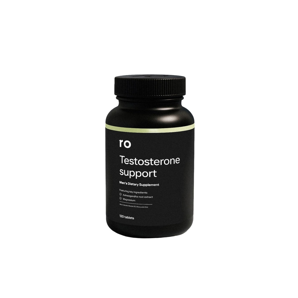 Ro Testosteron Support til mænd; Daglig Nutritional Supplement med Ashwagandha til støtte sund Testosteron Niveauer og Magnesium til at fremme Muscular Health