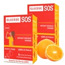 Glucose SOS Glucose Powder Pakninger med naturlige Dextrose, Fast- Absorption At Straks opløses i din mund med ingen vand påkrævet, Sweet & Tangy 12 Servere
