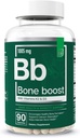 Væsentlige elementer Bone Boost Bone Health Supplement - Bone Support og Calcium supplement med vitamin D 3, K2, Cissus Quadrangularis for ben Styrke - 90 kapsler (30 dages forsyning)