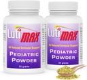 Lutimax Pædiatrisk Powder Brain Supplement med Luteolin & Rutin til børn - Hukommelse, fokus, muskel & immunforsvar Brain Kosttilskud - Nootrope Antioxidanter - 200 Servere
