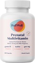 FullWell prenatal Vitamin Lemon 124; cholin, folat, D-vitamin for fostervækst, hjernemoderingstestet 124; 26 Vital Nutrients